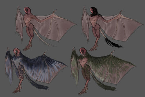 Vulture Folk 3: Feather Thumbnails